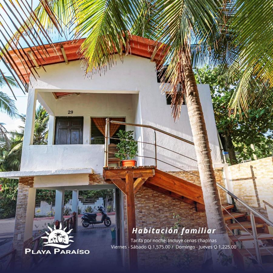 Hotel Playa Paraiso Monterrico Exterior foto
